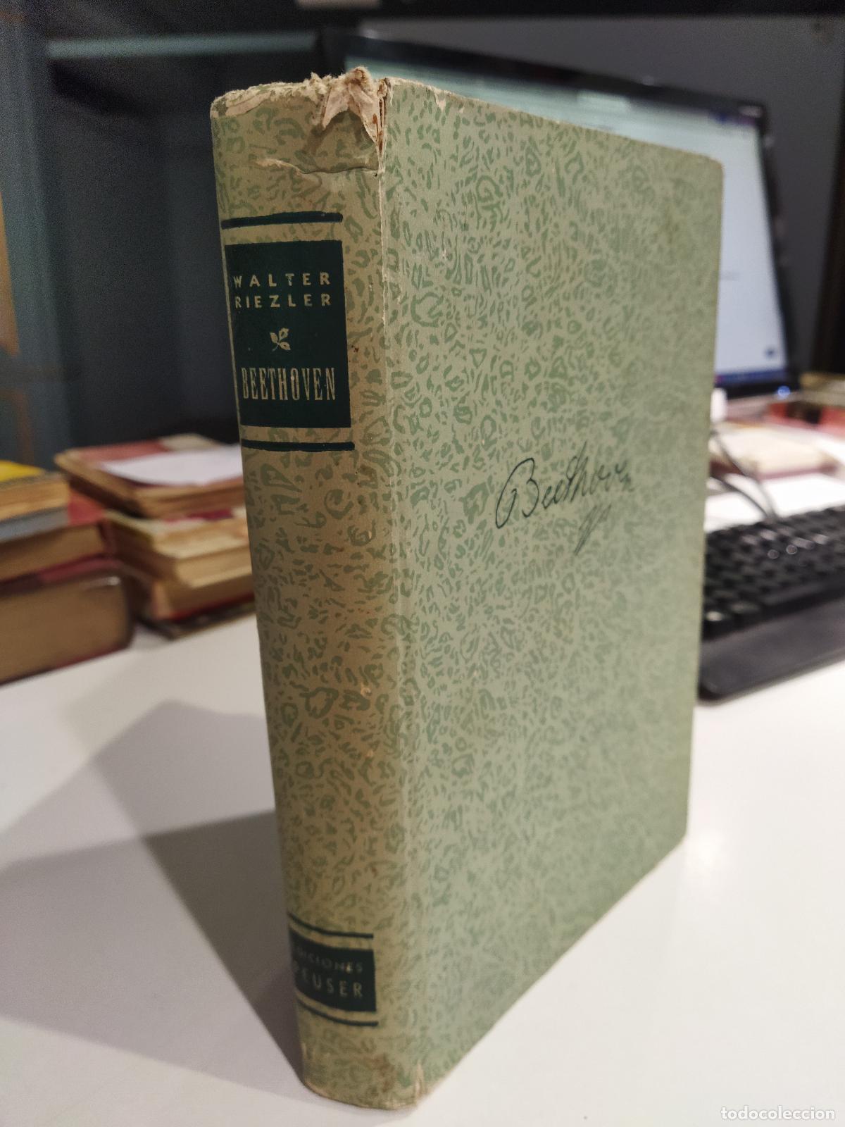 books: BEETHOVEN - RIEZLER, WALTER