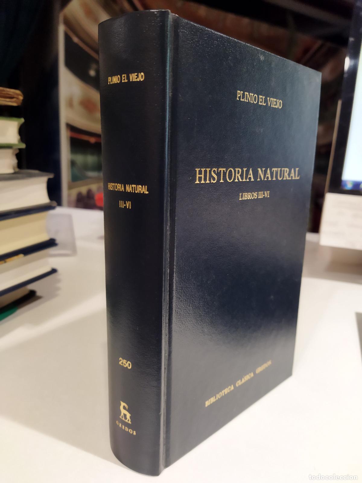 Libros: HISTORIA NATURAL - PLINIO EL VIEJO
