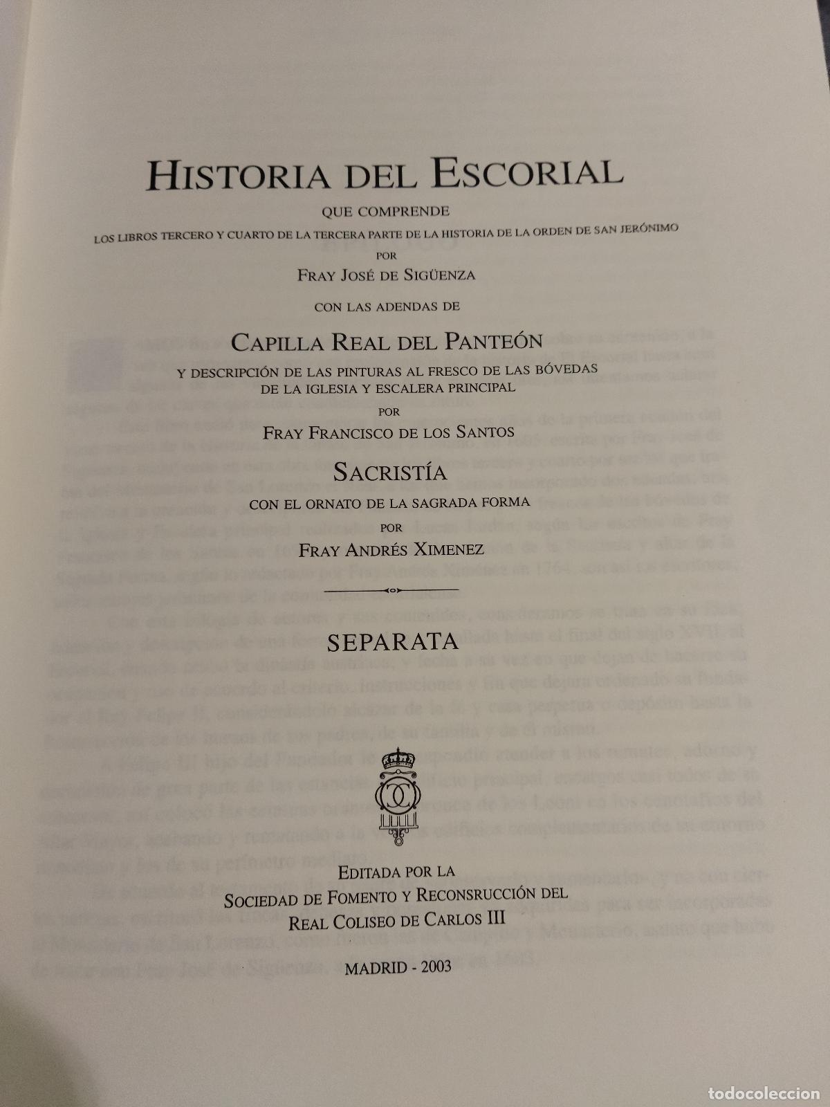 Libri di seconda mano: HISTORIA DEL ESCORIAL. SEPARATA - MART&Iacute;N G&Oacute;MEZ , PEDRO