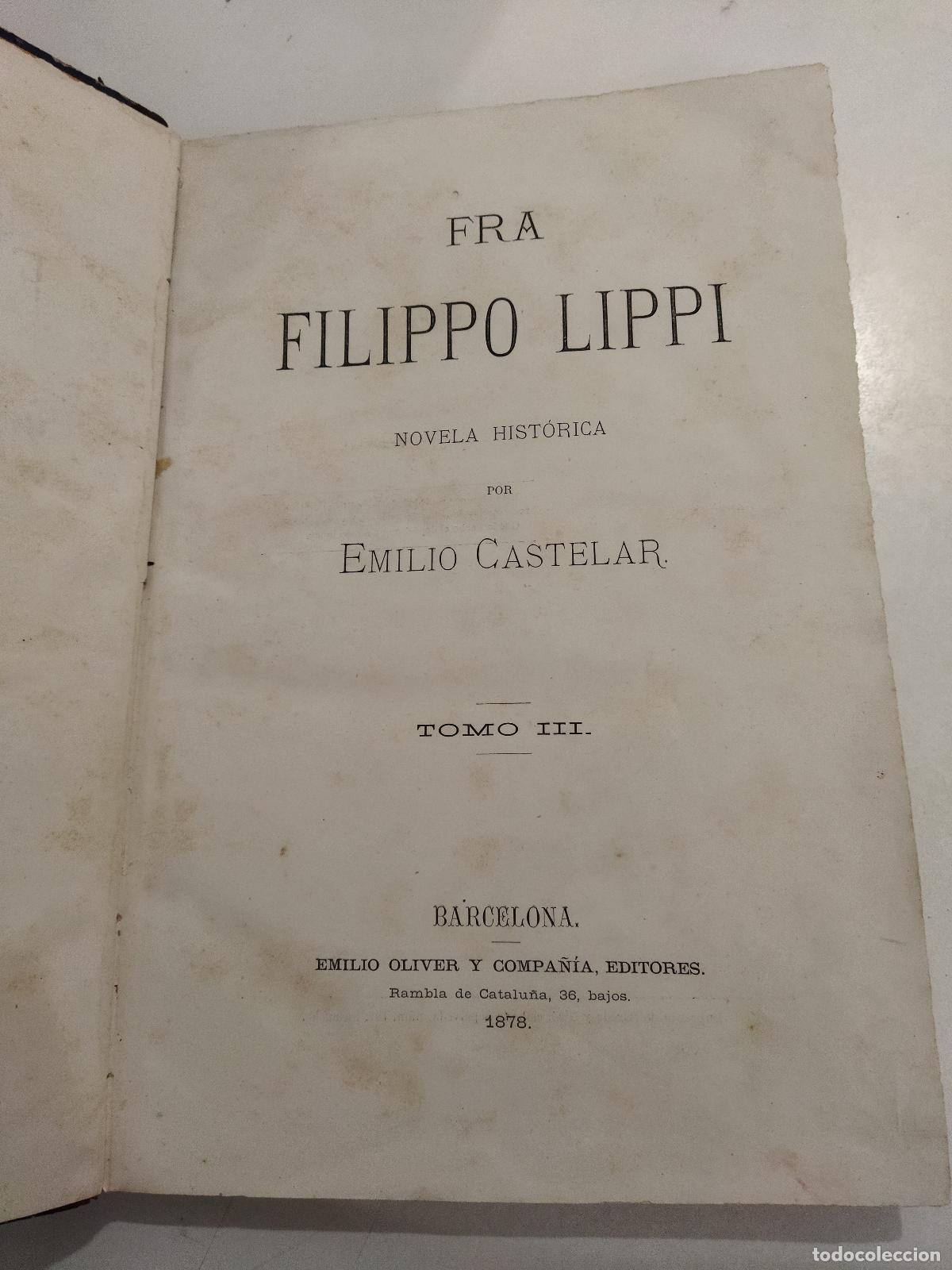 Libros: FRA FILIPPO LIPPI - CASTELAR , EMILIO