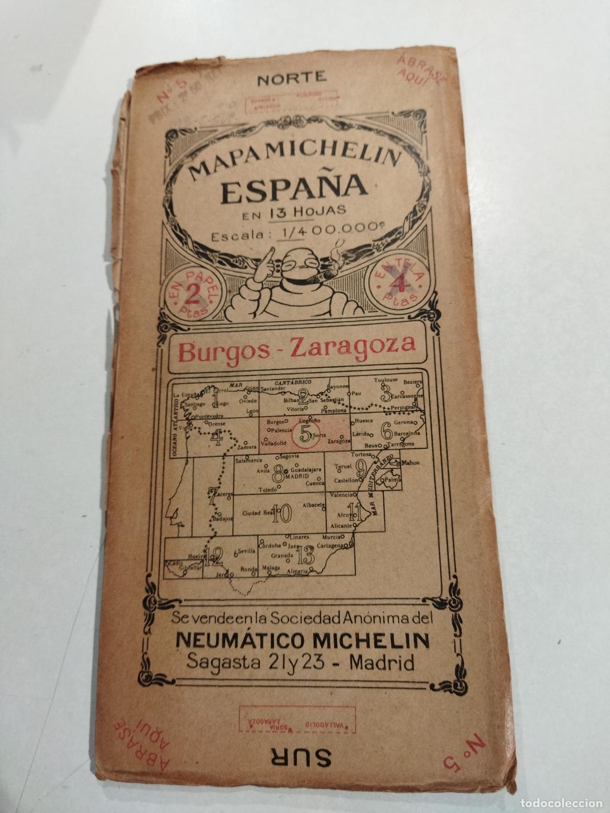 Libri di seconda mano: MAPA MICHELIN ESPA&Ntilde;A EN 13 HOJAS. N&ordm; 5 - VARIOS