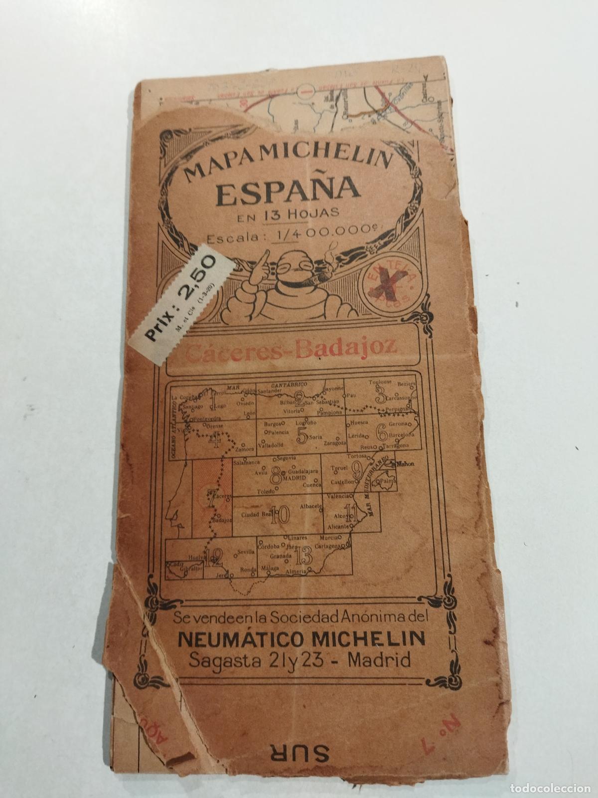 Livres: MAPA MICHELIN ESPA&Ntilde;A EN 13 HOJAS. N&ordm; 7 - VARIOS