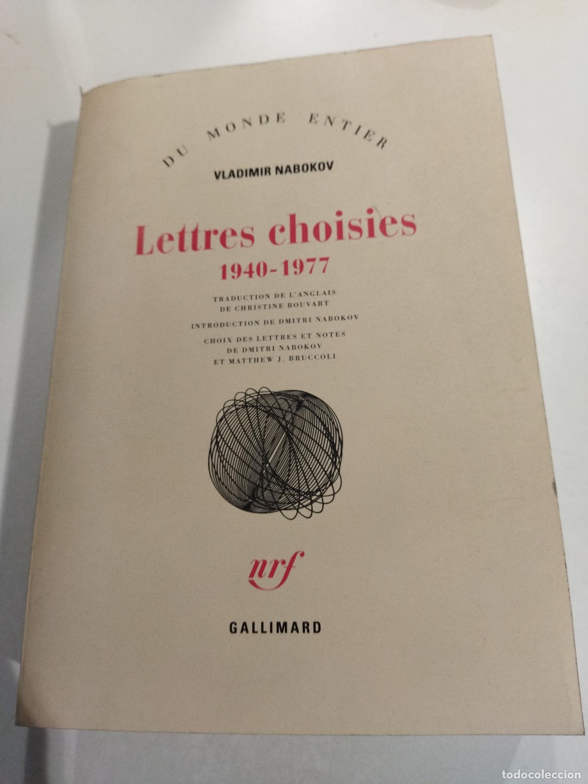 Libri di seconda mano: LETTRES CHOISIES 1940-1977 - NABOKOV, VLADIMIR