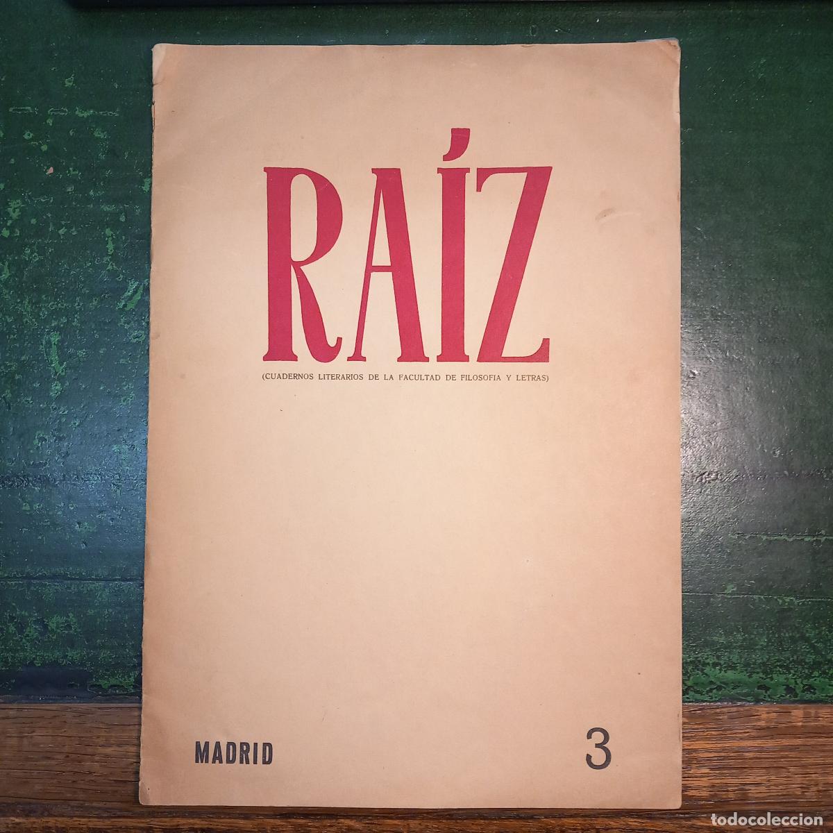 Libros: RAIZ. N&ordm;3 - VARIOS
