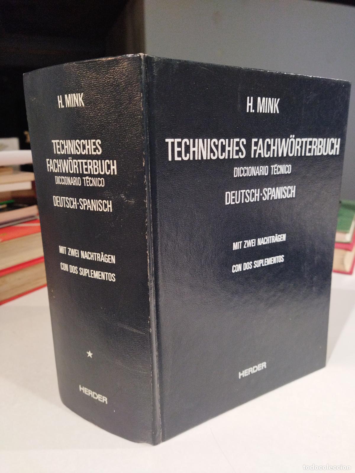 Livros em segunda m&atilde;o: TECHNISCHES FACHWORTERBUCH/DICCIONARIO TECNICO. TOMO I - MINK, H.