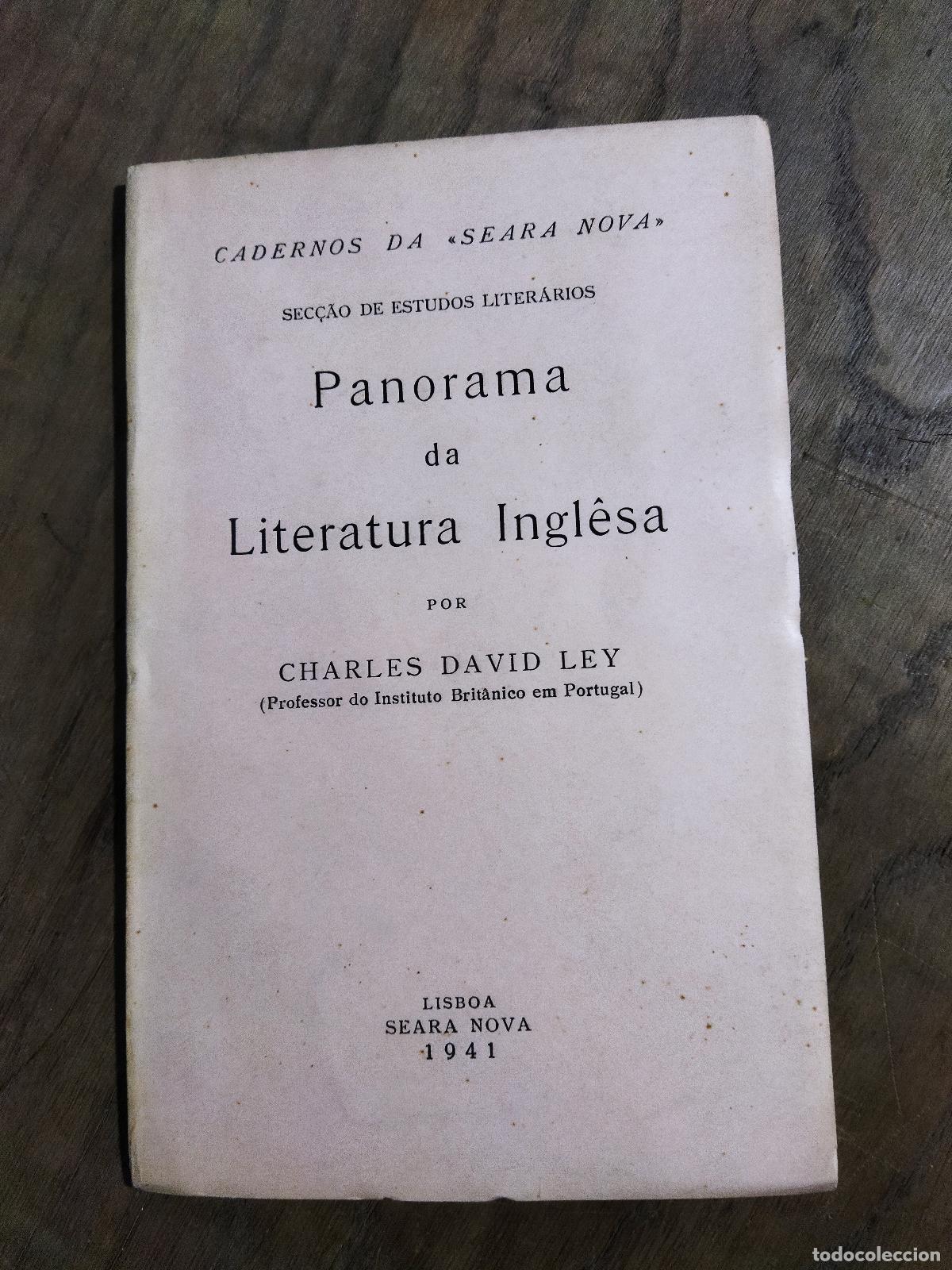 books: PANORAMA DA LITERATURA INGLESA - LEY, CHARLES DAVID