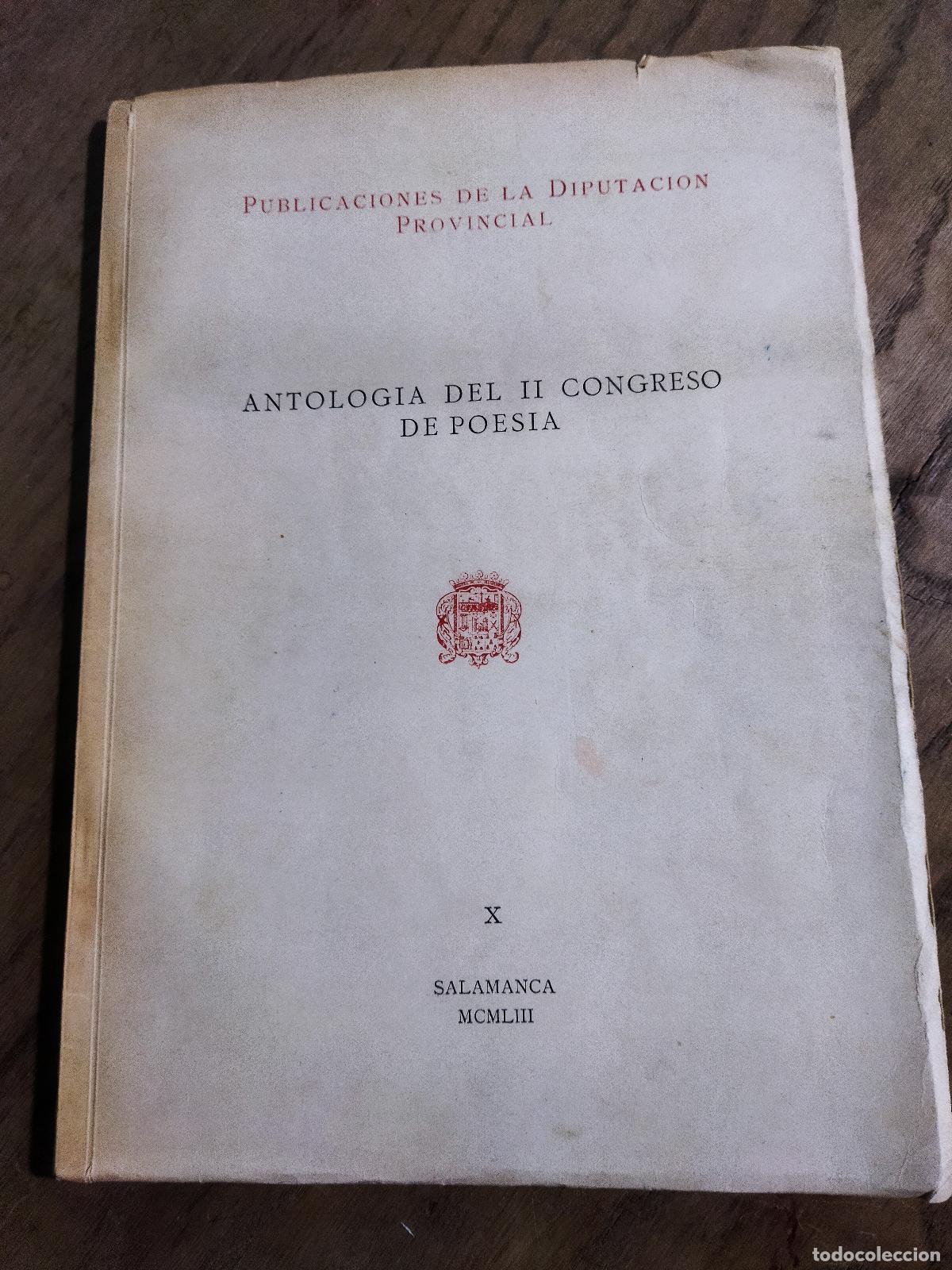 books: ANTOLOGIA DEL II CONGRESO DE POESIA - VARIOS