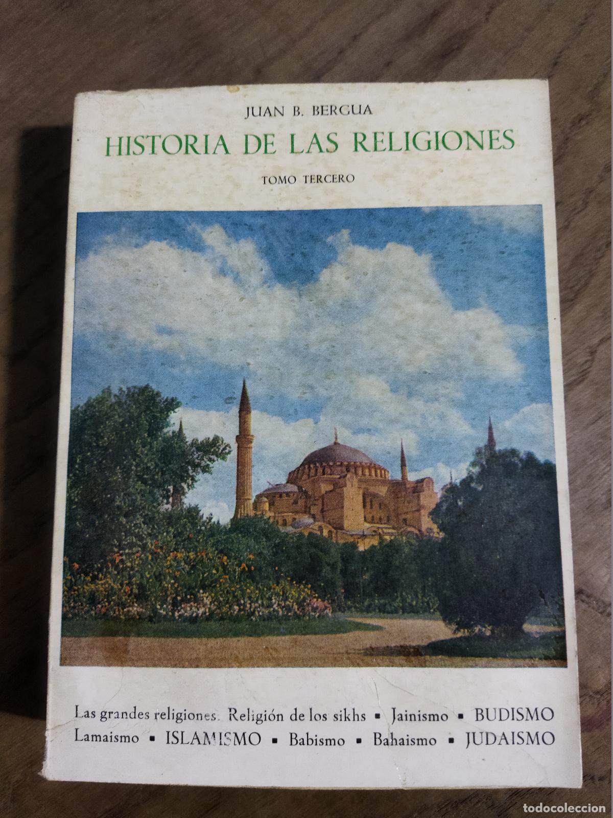books: HISTORIA DE LAS RELIGIONES - BERGUA, JUAN B.