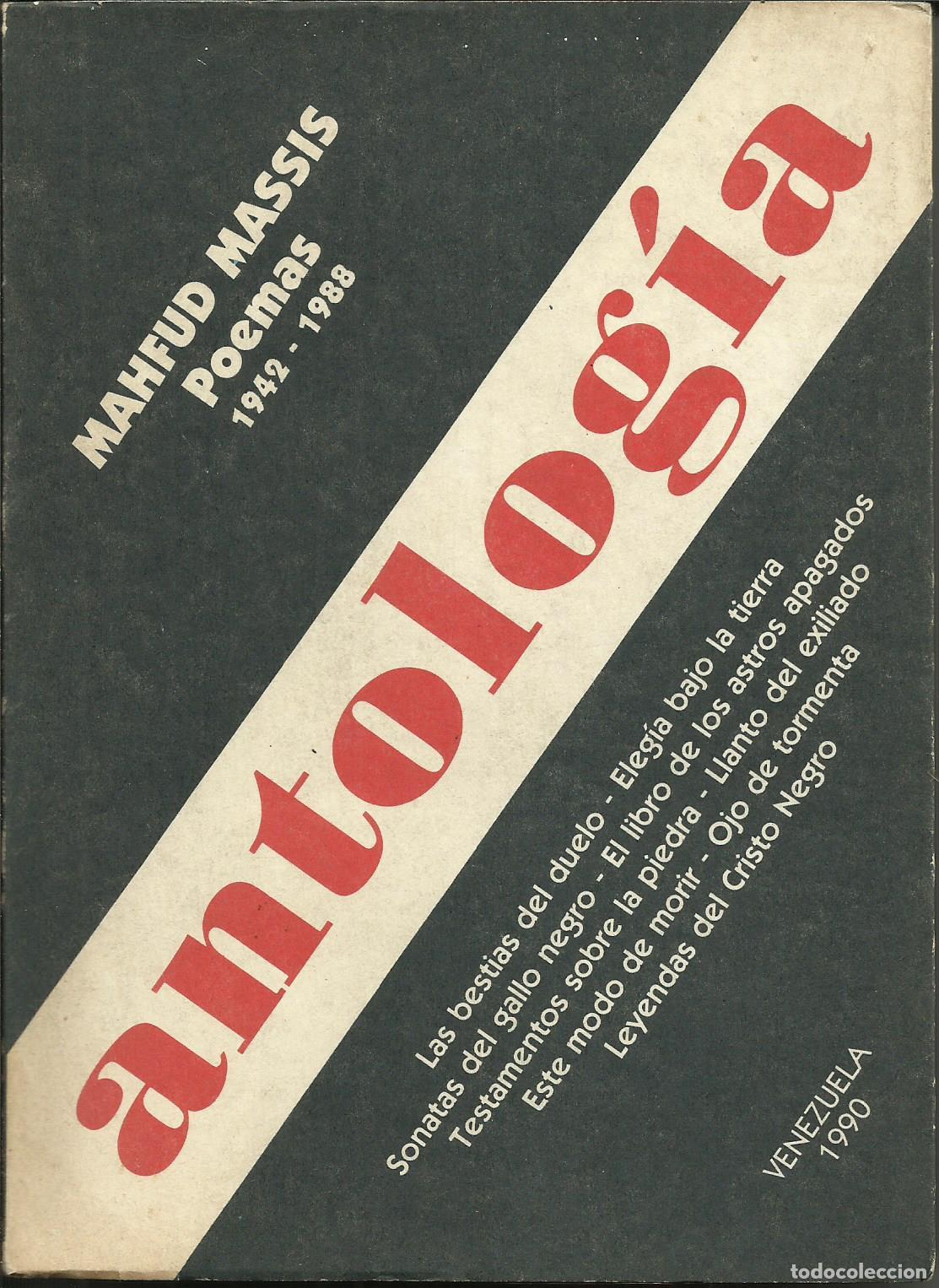 Livros em segunda m&atilde;o: ANTOLOG&Iacute;A. - MASSIS, MAHFUD