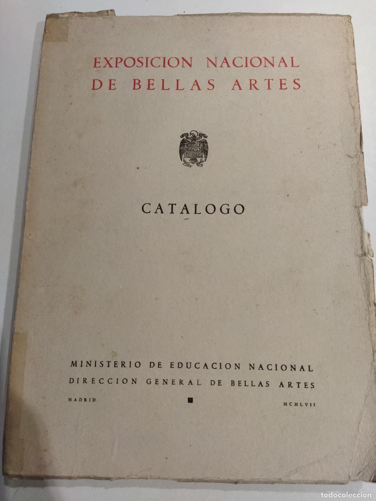 books: CATALOGO. EXPOSICION NACIONAL DE BELLAS ARTES - VARIOS AUTORES
