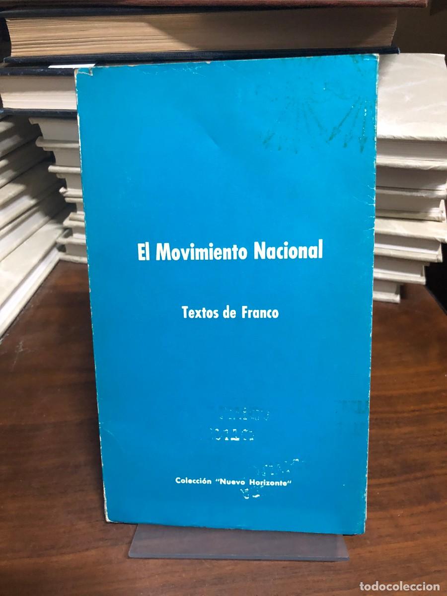 Libros: El Movimiento Nacional. Textos de Franco Francisco Franco / Ediciones del Movimiento