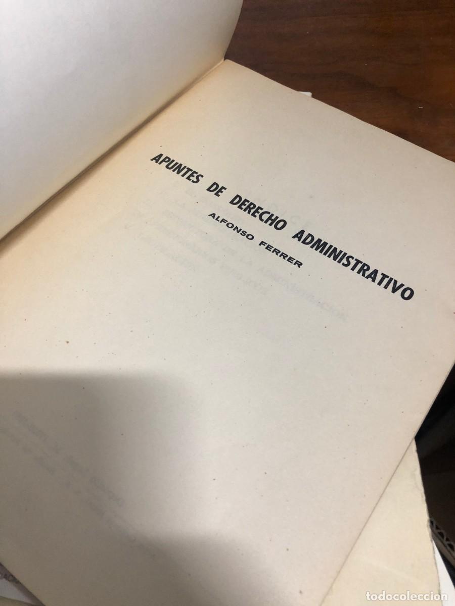 Libros: Apuntes de Derecho Administrativo Alfonso Ferrer - Foto 2