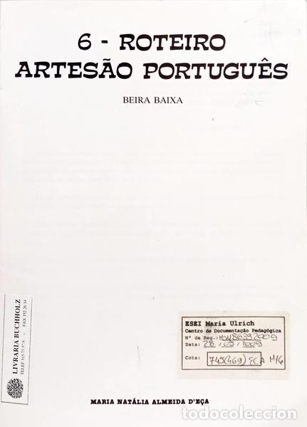 Libros: ALMEIDA DE E&Ccedil;A. (Maria Nat&aacute;lia) - BEIRA BAIXA. - Foto 2
