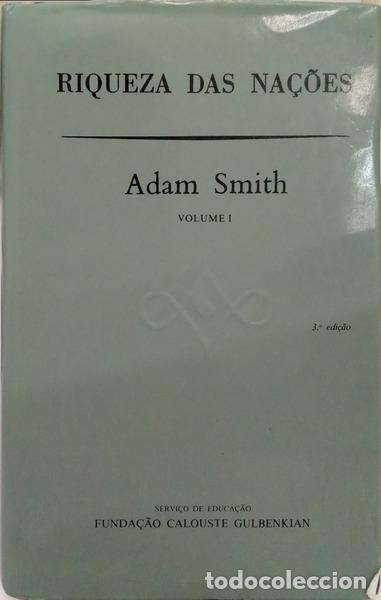 Livros em segunda m&atilde;o: SMITH. (Adam) - INQU&Eacute;RITO SOBRE A NATUREZA E AS CAUSAS DA RIQUEZA DAS NA&Ccedil;&Otilde;ES. [2 VOLS., EDI&Ccedil;&Otilde;ES MIST