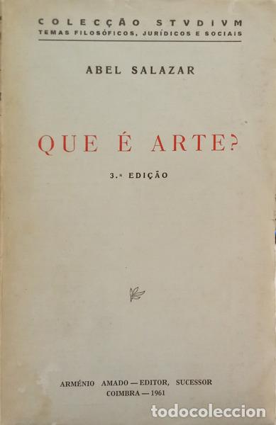 B&uuml;cher: SALAZAR. (Abel) - QUE &Eacute; ARTE? [3.&ordf; EDI&Ccedil;&Atilde;O]