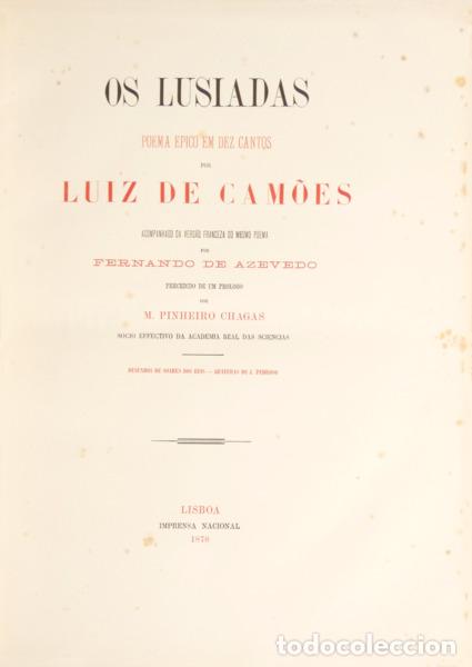Libros: CAM&Otilde;ES. (Lu&iacute;s Vaz de) - OS LUSIADAS.