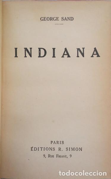 Libros: SAND. (George) - INDIANA. - Foto 2