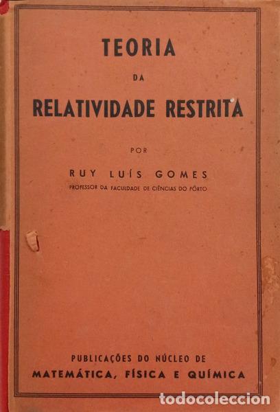 Livres: GOMES. (Ruy Lu&iacute;s) - TEORIA DA RELATIVIDADE RESTRITA.