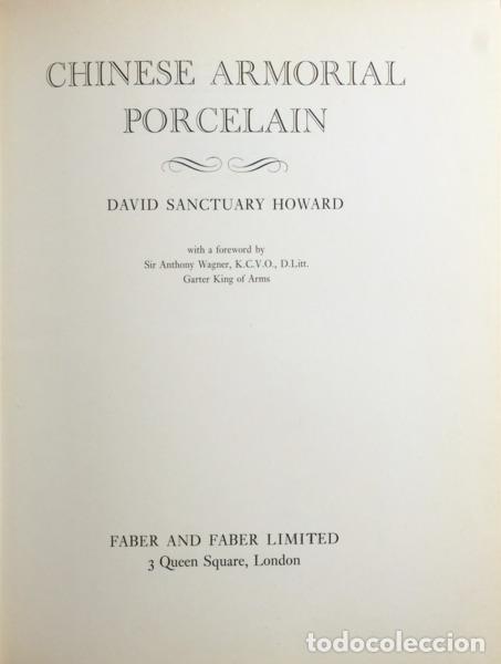 Libros: SANCTUARY HOWARD. (David) - CHINESE ARMORIAL PORCELAIN.