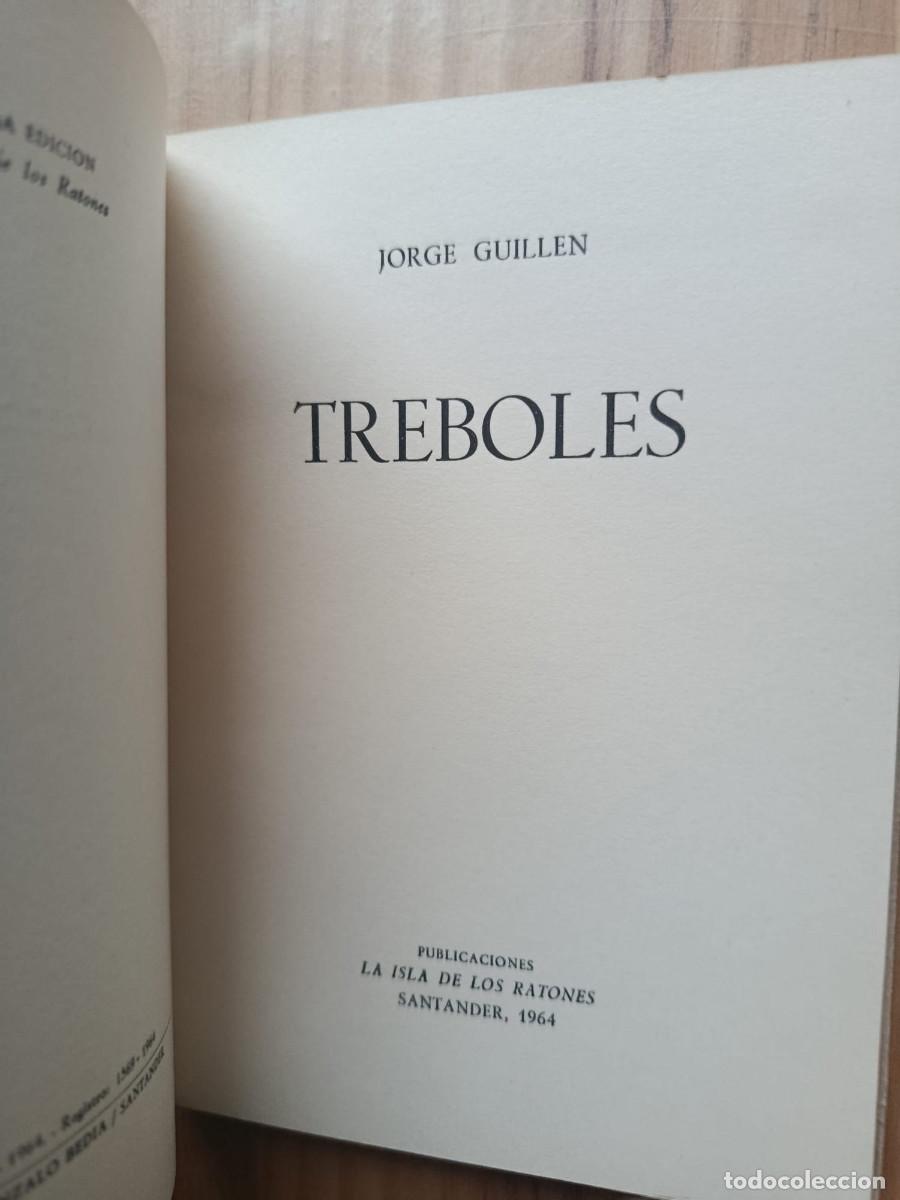 Libros: TR&Eacute;BOLES - JORGE GUILL&Eacute;N - Foto 2