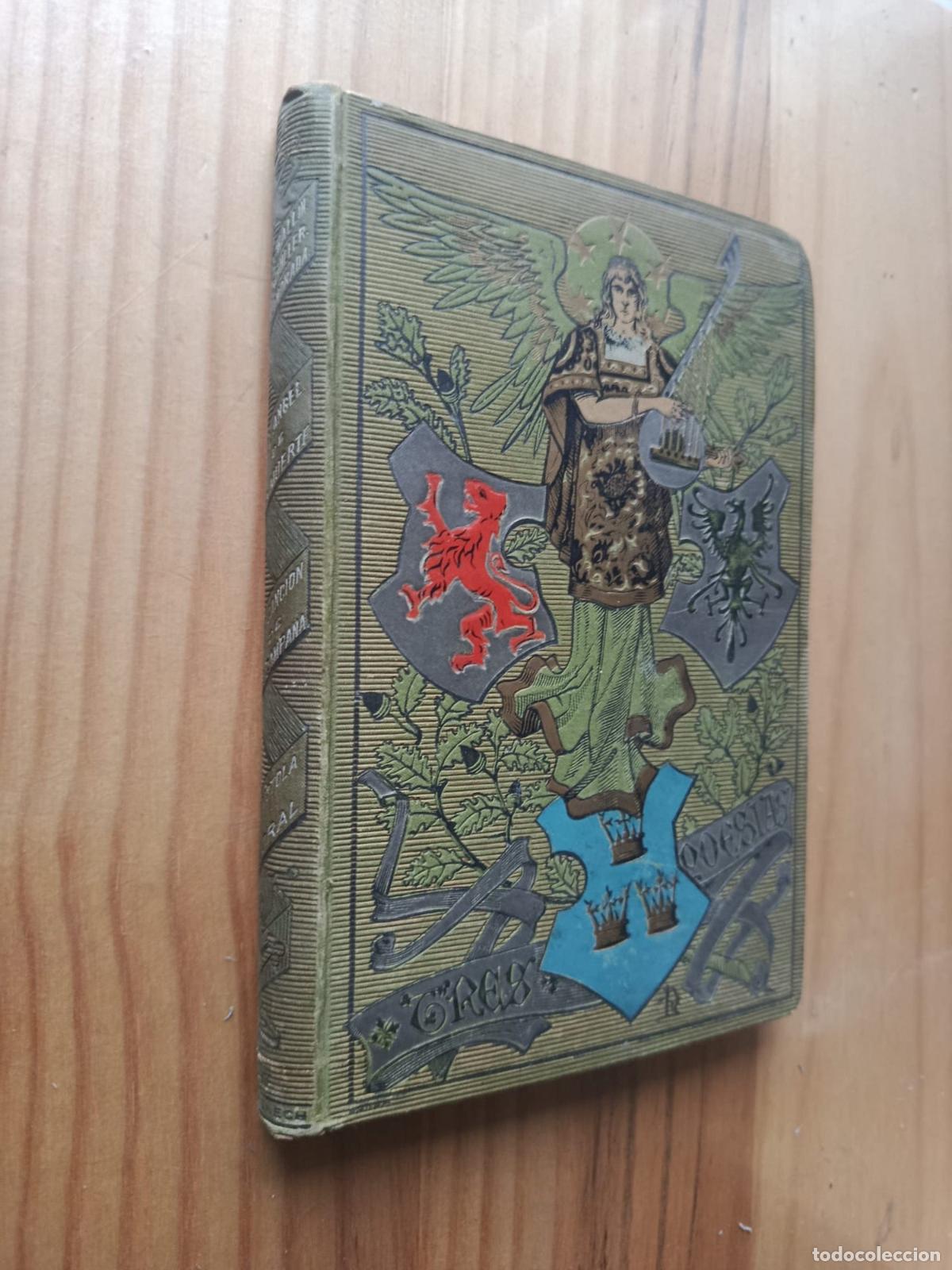 Libros: TRES POESIAS. El Angel de la muerte. Canci&oacute;n de la campana. Ep&iacute;stola moral. 1883 - O. WALLIN, F. SCH