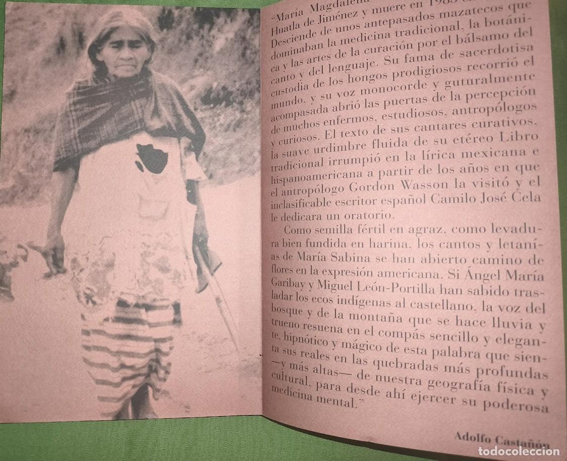 Libros: SOY LA MUJER REMOLINO - MAR&Iacute;A SABINA - Foto 8