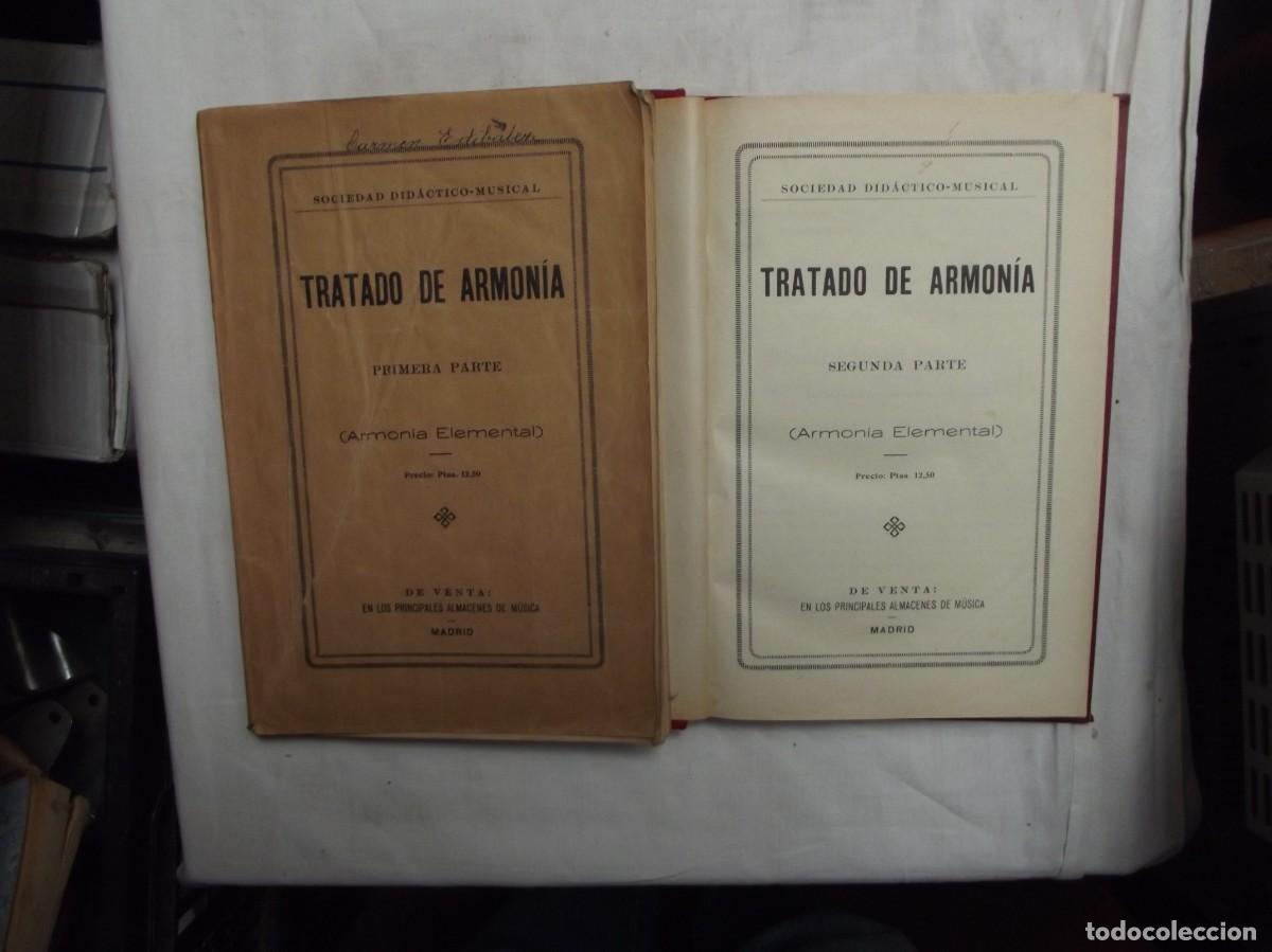 books: TRATADO DE ARMONIA ELEMENTAL 2 TOMOS ( UN TOMO ENCUADERNADO )