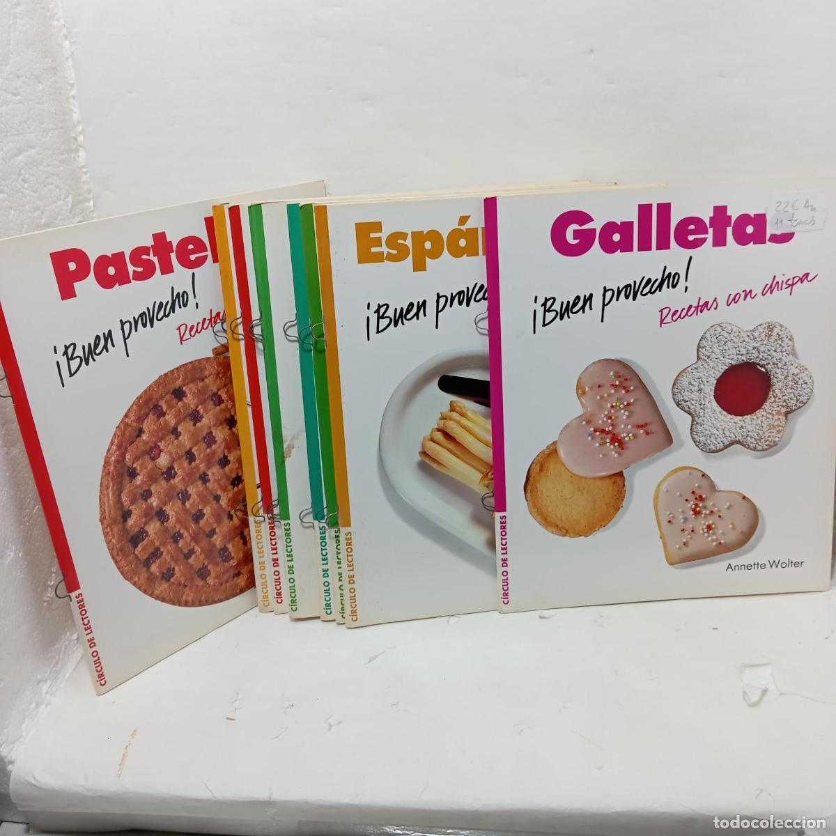 Libros: Colecci&oacute;n Buen Provecho, Recetas con chispa. C&iacute;rculo de Lectores 11 cuadernillos. - Varios Autores