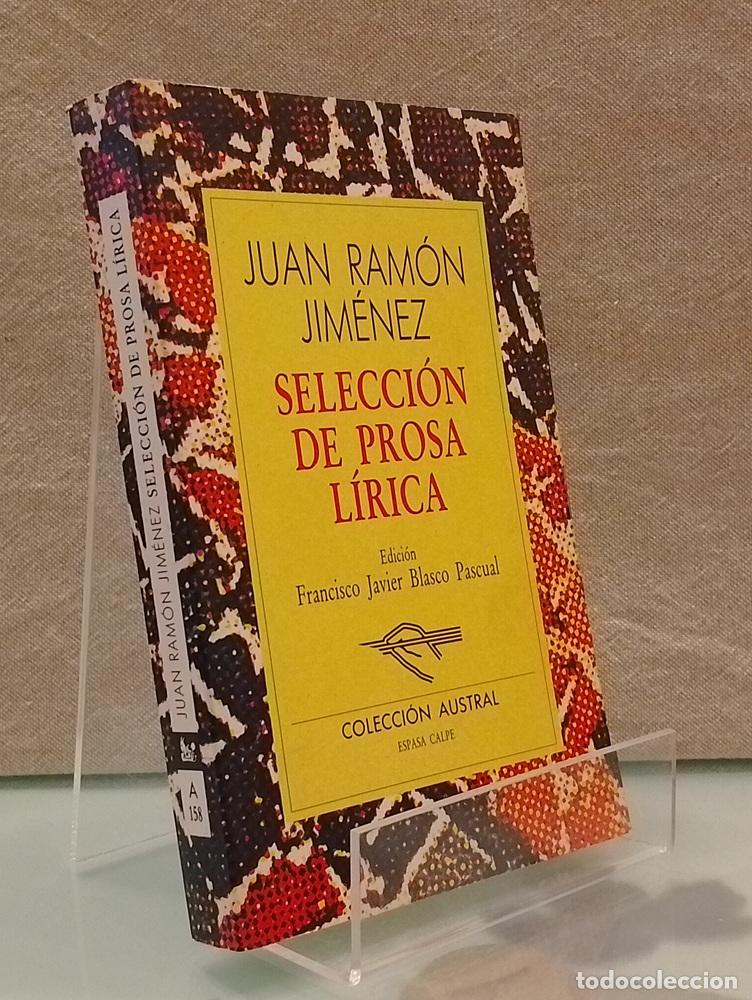 Libros: Selecci&oacute;n de prosa l&iacute;rica - Juan Ram&oacute;n Jim&eacute;nez