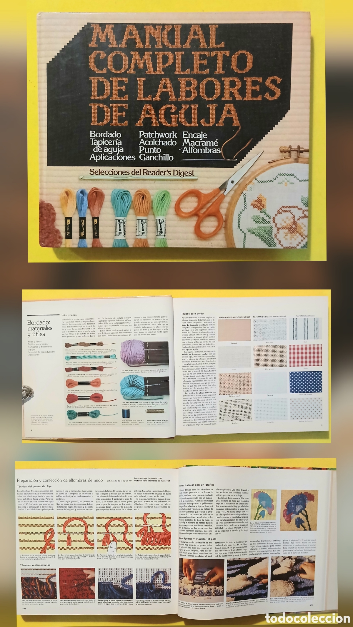 Libri di seconda mano: Manual completo de labores de aguja