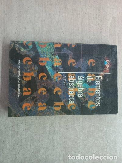 books: Elementos de &aacute;lgebra abstracta- 9788420504803