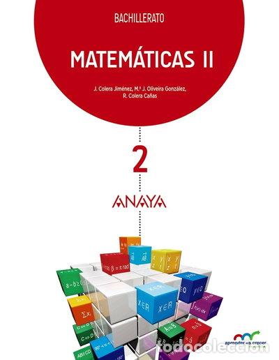 Libros: Matem&aacute;ticas II- 9788469812778
