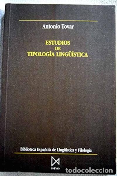 Livres: Estudios de tipolog&iacute;a ling&uuml;&iacute;stica- 9788470903038