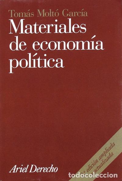 books: Materiales de econom&iacute;a pol&iacute;tica- 9788434432178