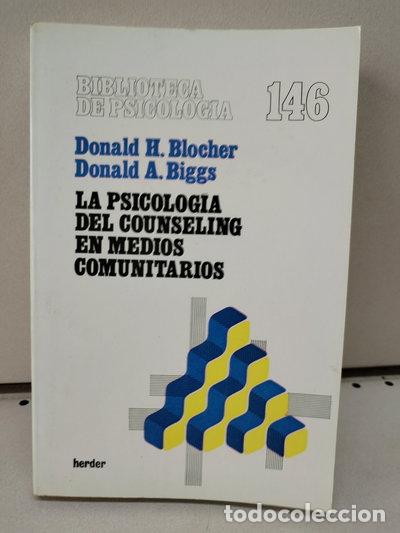 Libros: La psicolog&iacute;a del counseling en medios comunitarios- 9788425414633