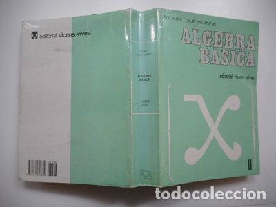 Libros: &Aacute;lgebra b&aacute;sica- 9788431617899