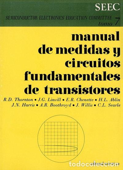 Libros: Manual de medidas y circuitos fundamentales de transistores- 9788429134476