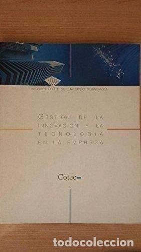 Libros: Gesti&oacute;n de la innovaci&oacute;n y la tecnolog&iacute;a en la empresa- 9788495336200