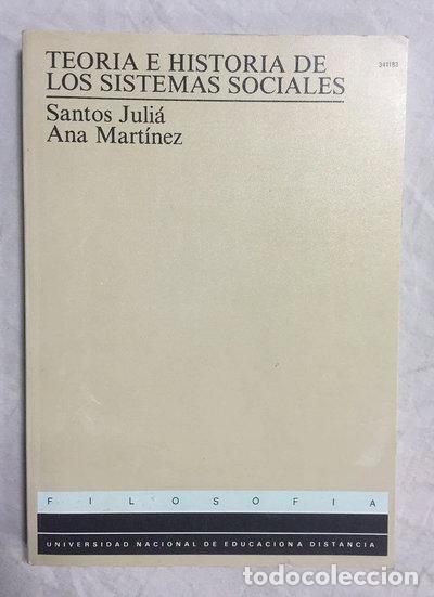 Libros: Teor&iacute;a e historia de los sistemas sociales- 9788436223286