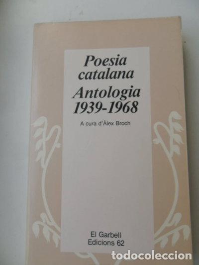 Livros em segunda m&atilde;o: Poesia catalana. Antologia 1939-1968- 9788429722796