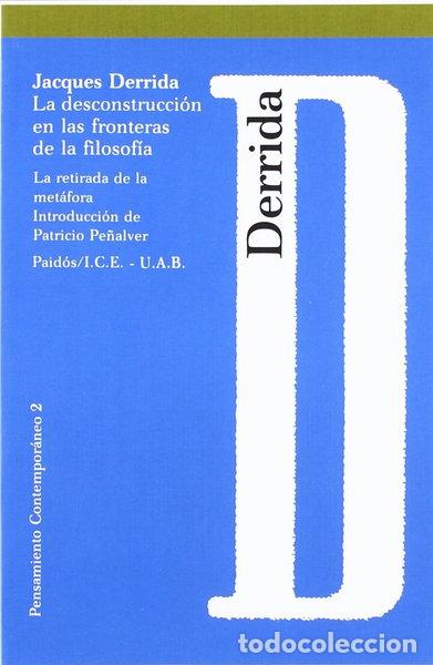 Libri di seconda mano: La deconstrucci&oacute;n en las fronteras de la filosof&iacute;a- 9788475095264