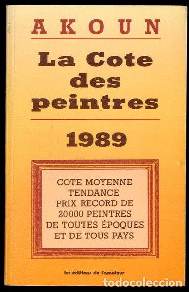 Libros: La Cote des peintres 1989- 9782859170790