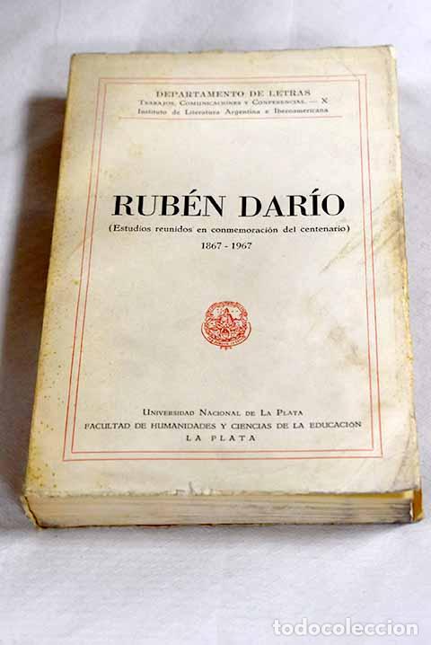 Livros em segunda m&atilde;o: Ruben Dario: estudios reunidos en conmemoracion del centenario (1867-1967)