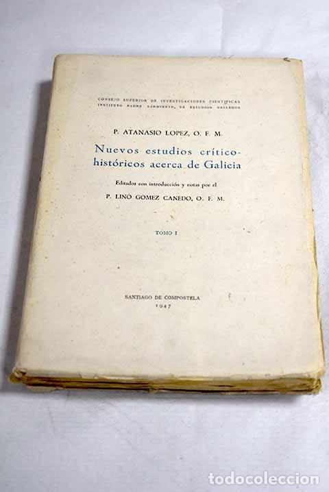 Livros em segunda m&atilde;o: Nuevos estudios critico-historicos acerca de Galicia, tomo I.- Lopez, Atanasio