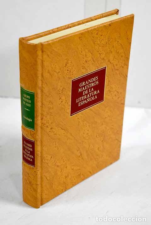 Libros: El Grupo po&eacute;tico de 1610: antolog&iacute;a