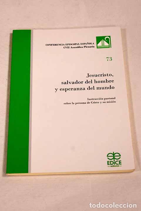 Libros: Jesucristo, salvador del hombre y esperanza del mundo