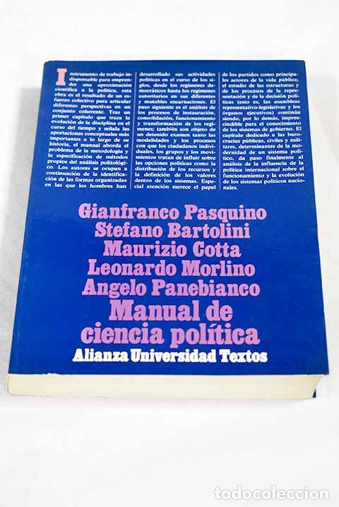 Libros: Manual de ciencia pol&iacute;tica