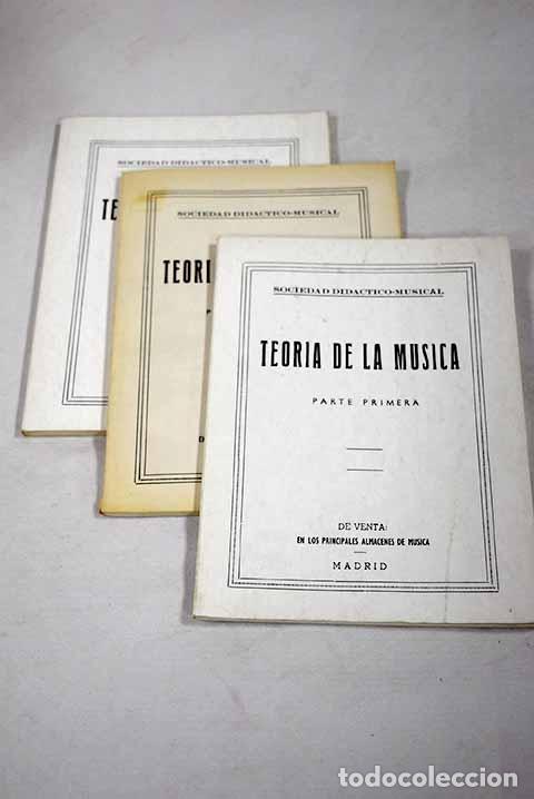 Libros: Teor&iacute;a de la m&uacute;sica:
