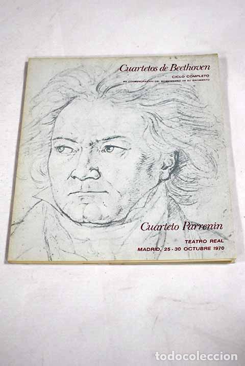 Libri di seconda mano: Cuartetos de Beethoven: ciclo completo