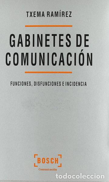 books: Los gabinetes de comunicaci&oacute;n- 9788476763117